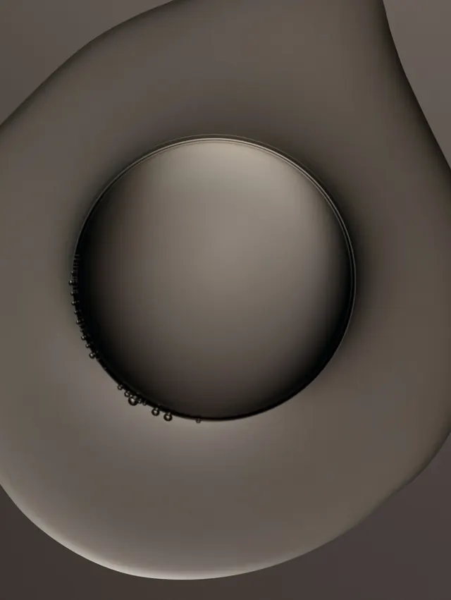 Abstract Spherical Gradient, minimal, 3d-render, dark