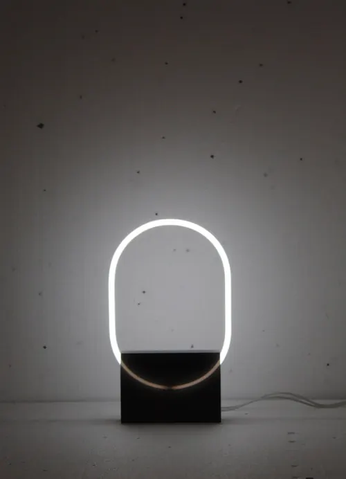 Minimalist Neon Arch Mockup, minimal, dark-mode, dark