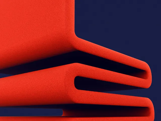 Abstract 3D Geometric Shapes, minimal, geometric, vibrant