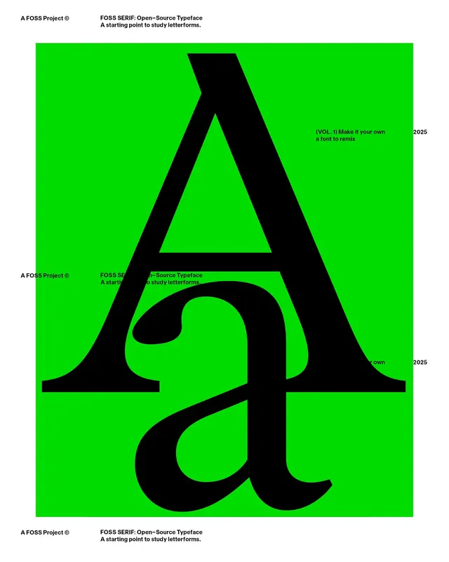 Typography Study of the Letter A, minimal, swiss, high-contrast