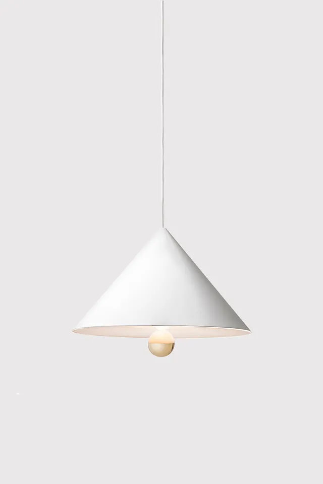 Minimalist Cone Pendant Light, minimal, geometric, light