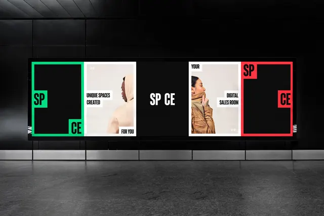 Fitness Brand Identity Mockup, minimal, boxed, dark