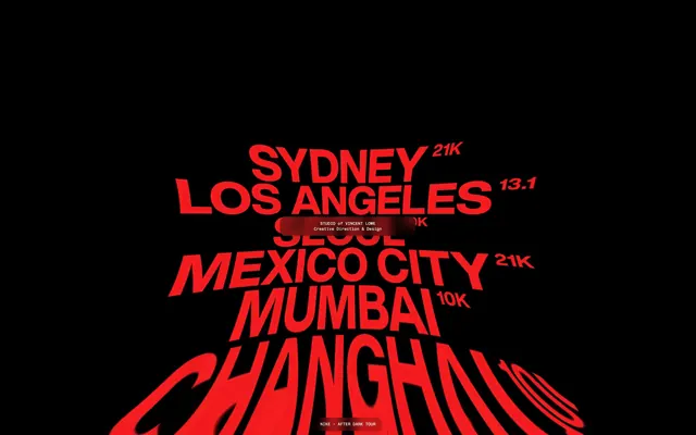 Global City Typography Composition, brutalist, dark-mode, dark