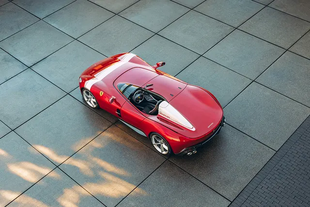 Red Sports Car Mockup, luxury, 3d-render, vibrant