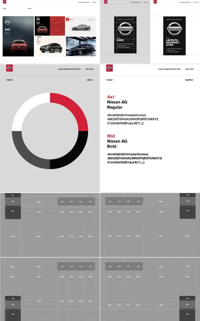 Minimalist Corporate Identity and UI Design Reference, minimal, swiss, monochrome