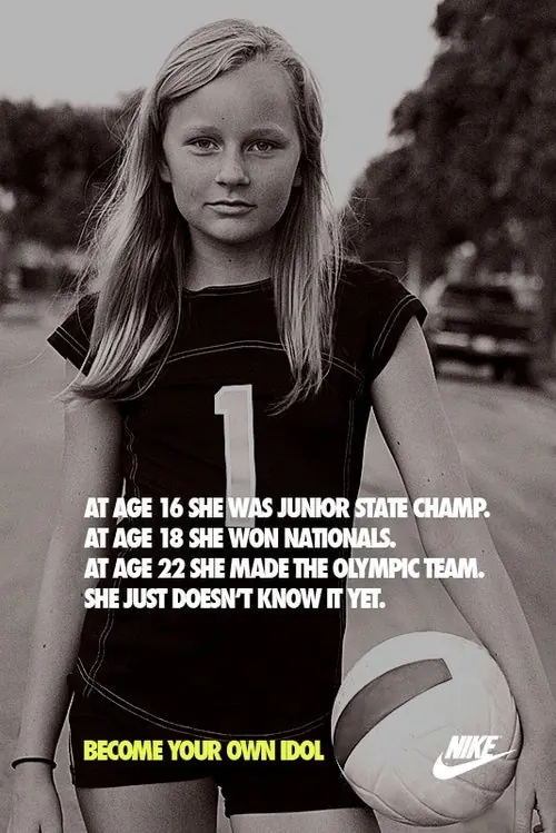 Girl in Sports Jersey with Text Overlay, monochrome, photographic, monochrome