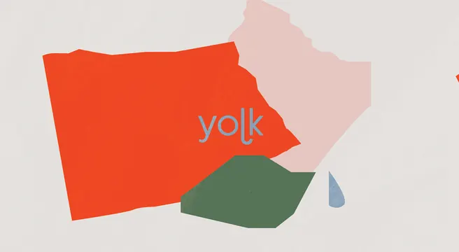 Yolk Abstract Identity, minimal, geometric, vibrant