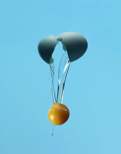 Floating Balloons Illustration, minimal, playful, light