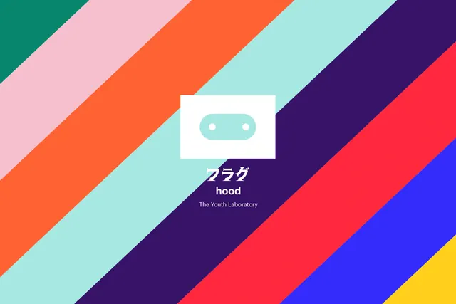 Geometric Diagonal Stripe Identity, minimal, geometric, vibrant