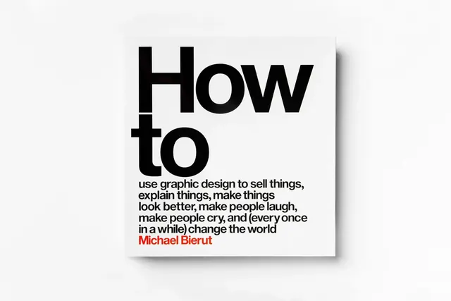 How to Read a Graphic Design Book, minimal, swiss, monochrome