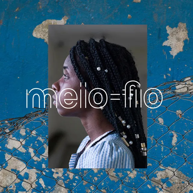 Profile Portrait with Text Overlay, photographic, maximalist, vibrant