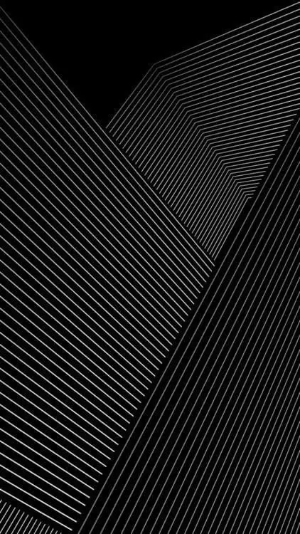 Geometric Line Art Abstract, minimal, swiss, dark