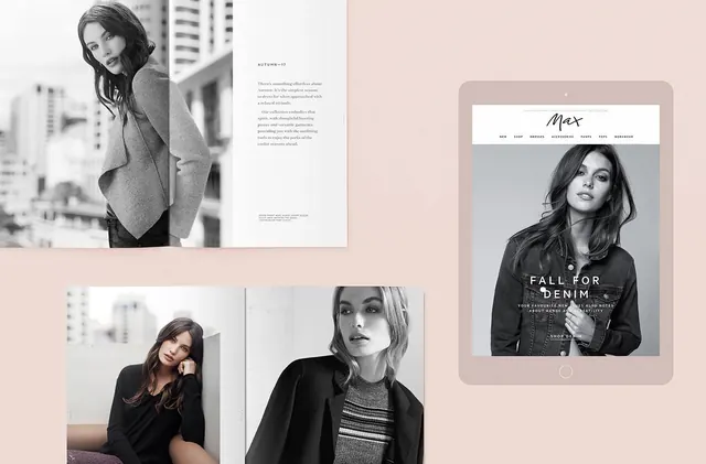 Editorial Layout and Branding Reference, minimal, editorial, light