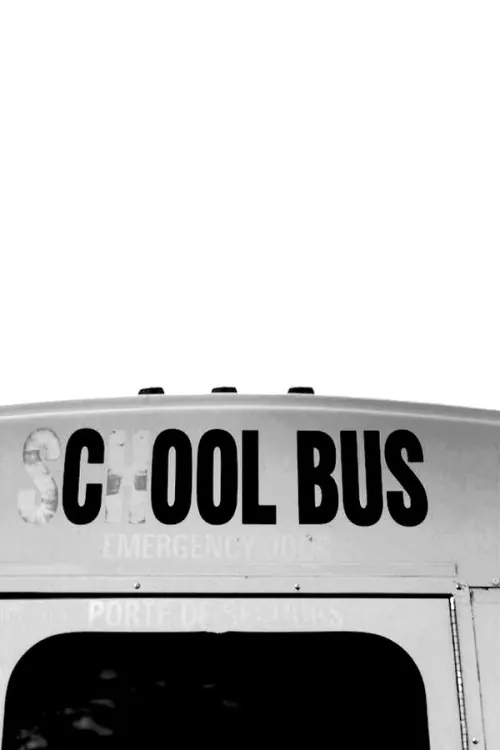 School Bus Typography Mockup, minimal, monochrome, monochrome