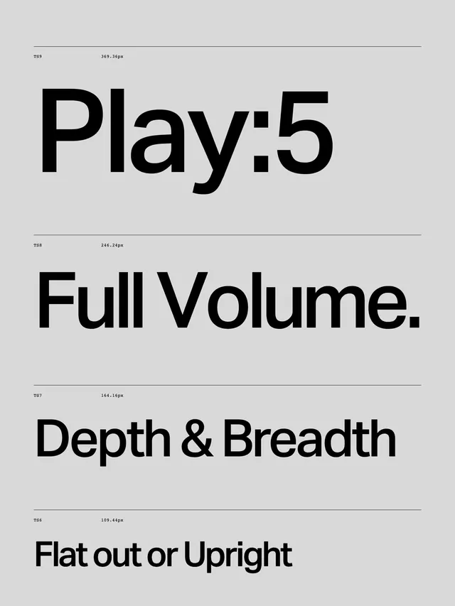 Typography Type Specimen, minimal, swiss, monochrome