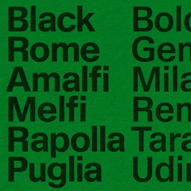 Green Typography Grid, minimal, swiss, vibrant