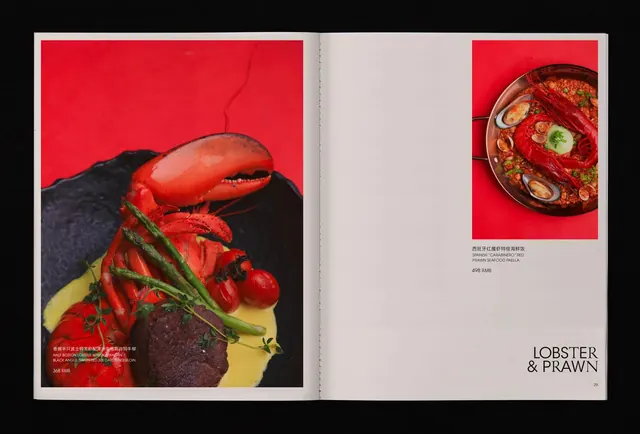 Lobster & Prawn Editorial Spread, editorial, organic, vibrant