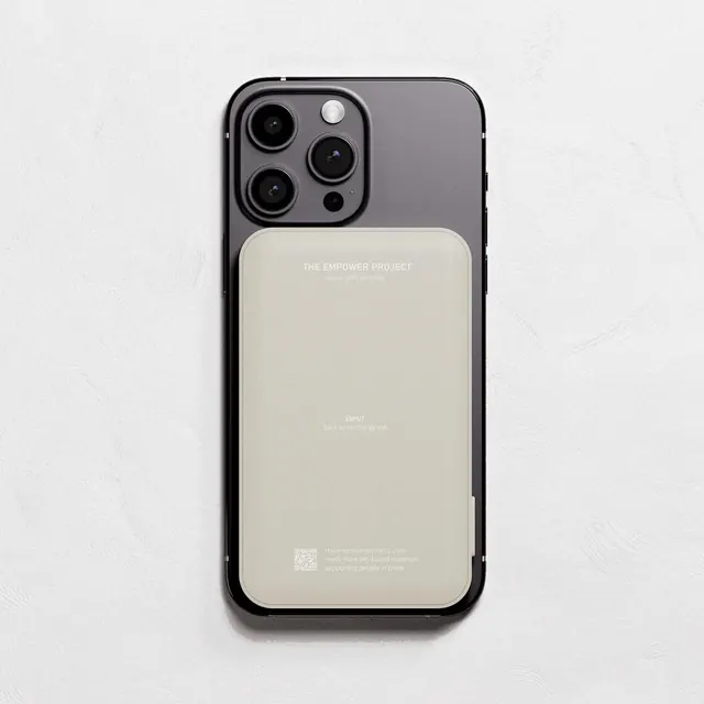 Smartphone Mockup with Minimalist Graphic, minimal, corporate-clean, light
