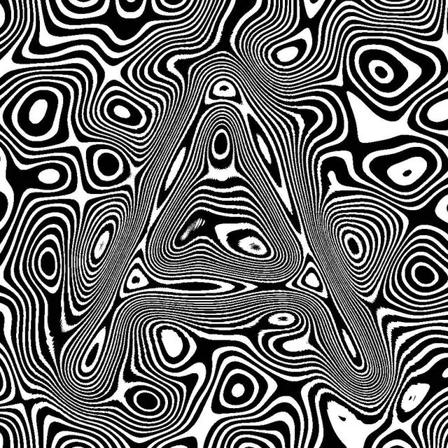 Abstract Geometric Line Pattern, monochrome, geometric, monochrome