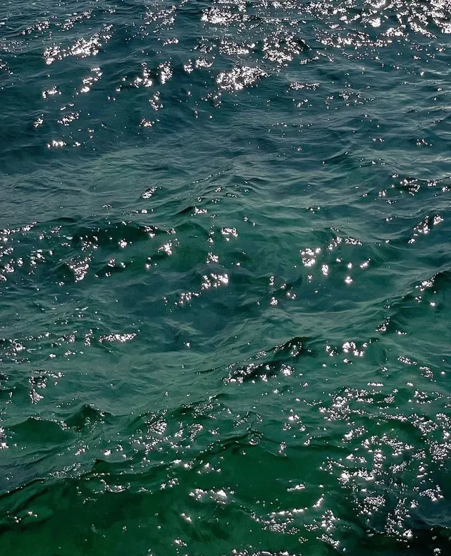 Turquoise Ocean Water Texture, photographic, organic, cool