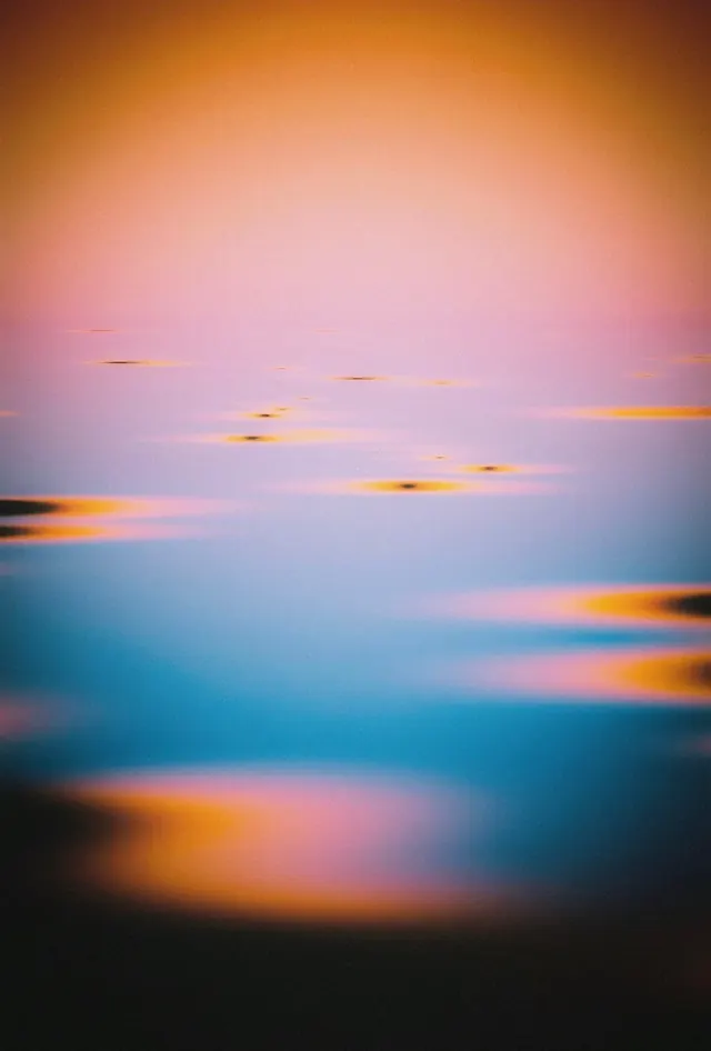 Abstract Gradient Landscape, minimal, gradient-heavy, warm