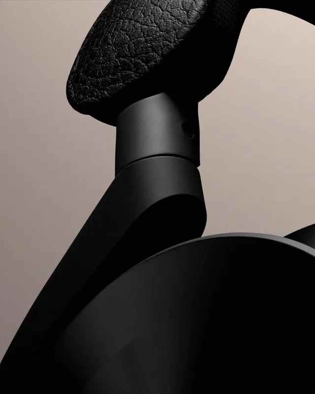 Close-up of Textured Black Hardware, minimal, luxury, dark