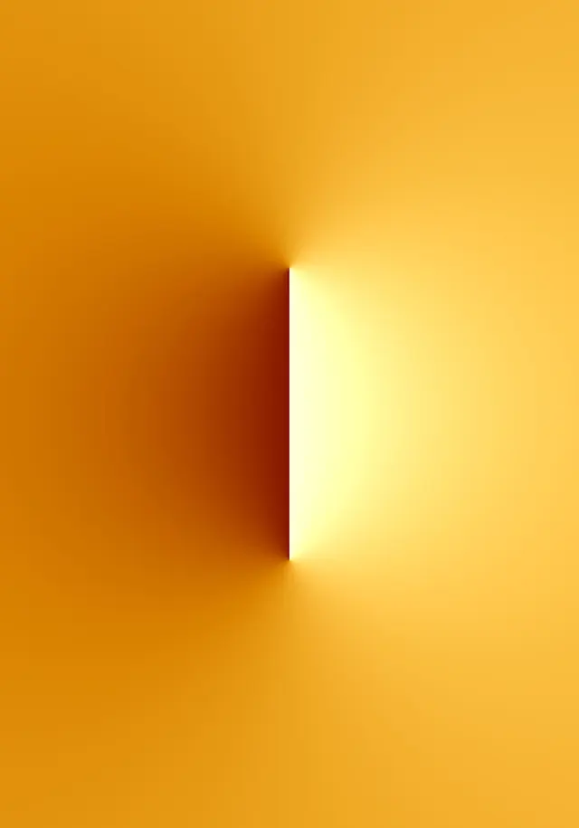 Vertical Gradient Abstract Graphic, minimal, gradient-heavy, warm
