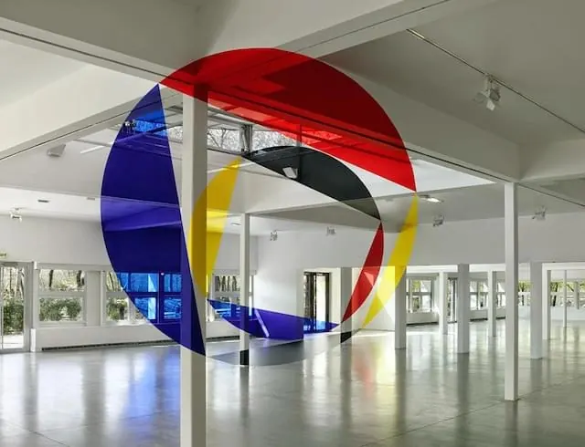 Abstract Geometric Circle Identity, minimal, swiss, vibrant