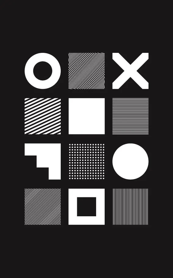 Geometric Grid Identity System, minimal, swiss, high-contrast