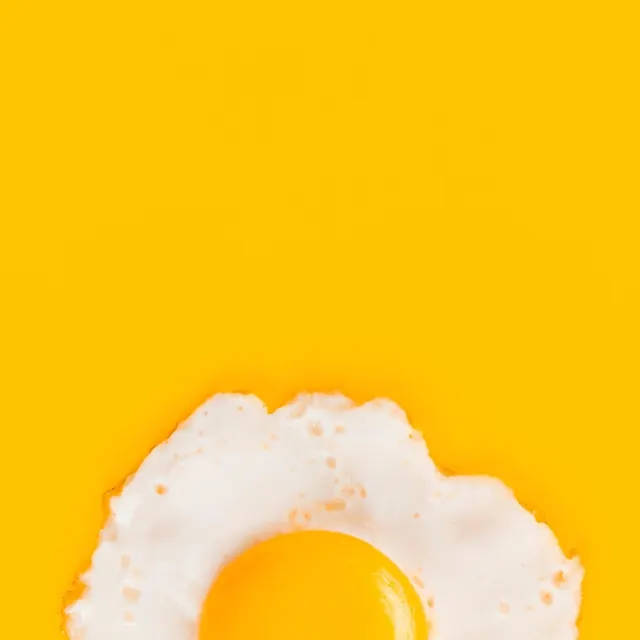 Abstract Yellow Bubble Graphic, minimal, organic, vibrant