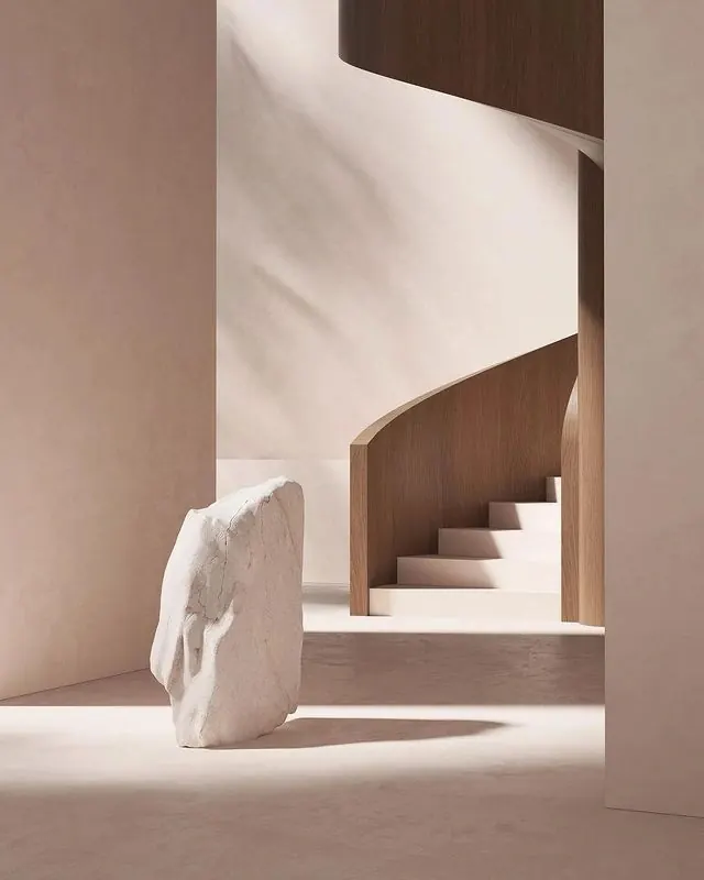 Minimalist Architectural Interior, minimal, luxury, muted