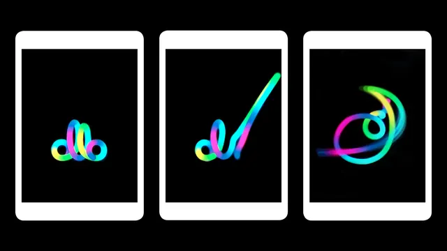 Abstract Gradient Logo Concepts, minimal, gradient-heavy, dark