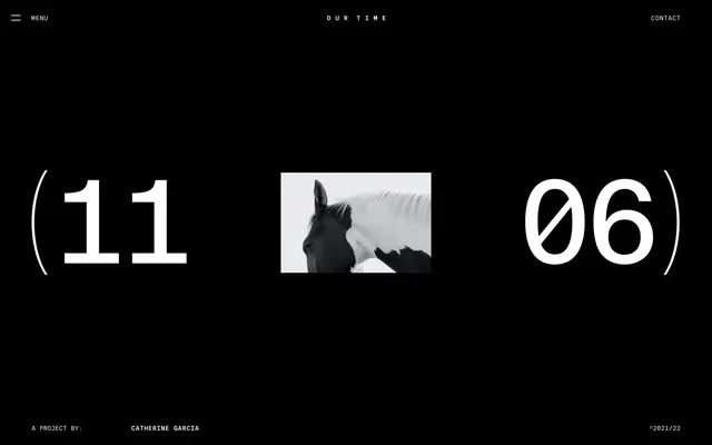 Minimalist Digital Clock Interface, minimal, dark-mode, dark
