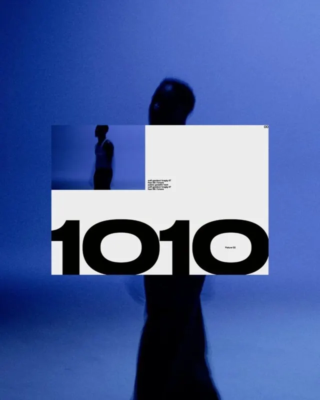 1010 Graphic Design Mockup, minimal, swiss, high-contrast