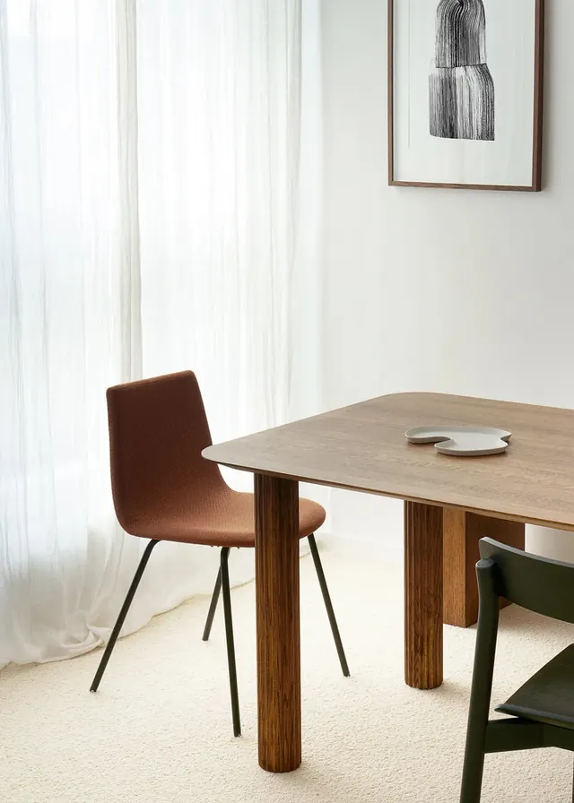 Minimalist Interior Design with Wooden Furniture, minimal, photographic, light