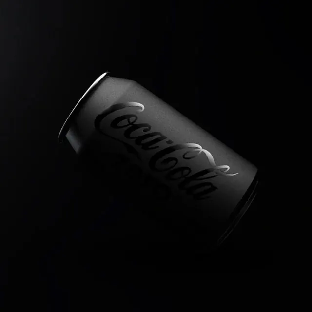 Monochrome Coca-Cola Can Mockup, minimal, monochrome, monochrome
