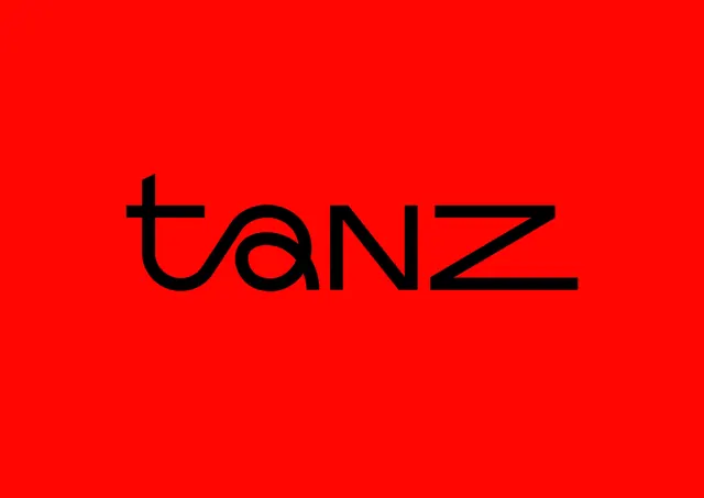 tanz wordmark, minimal, geometric, vibrant