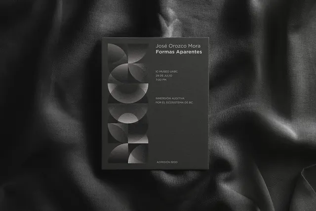 Portfolio Cover Design, minimal, dark-mode, dark