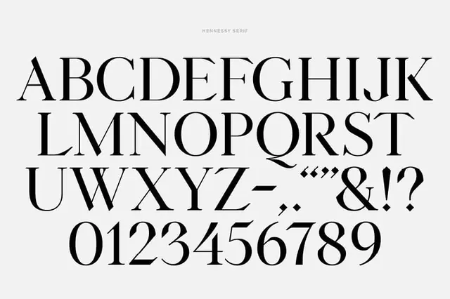 Alphabet and Number Type Specimen, minimal, swiss, monochrome