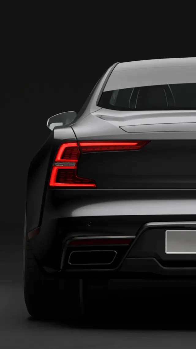Luxury Car Rear View, minimal, luxury, dark