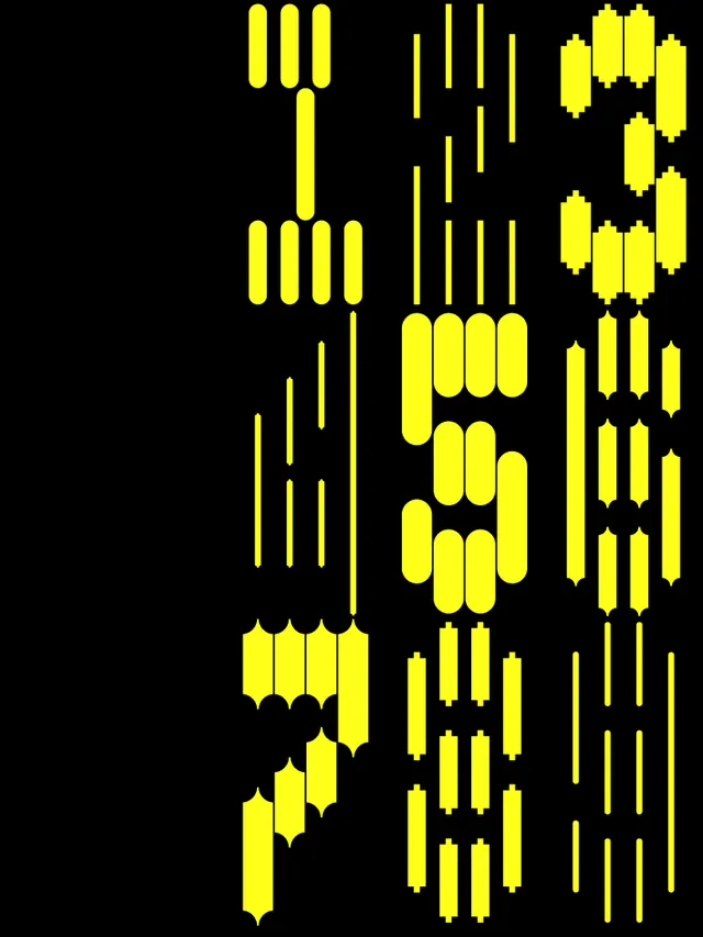 Abstract Geometric Typography Composition, minimal, brutalist, high-contrast