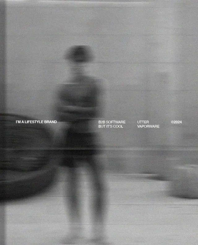 Blurred Figure with Text Overlay, minimal, monochrome, monochrome