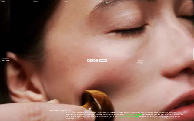 Close-up Portrait with Overlay Text, minimal, photographic, warm