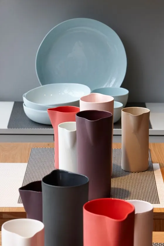 Ceramic Plate and Bowl Mockup, minimal, geometric, vibrant