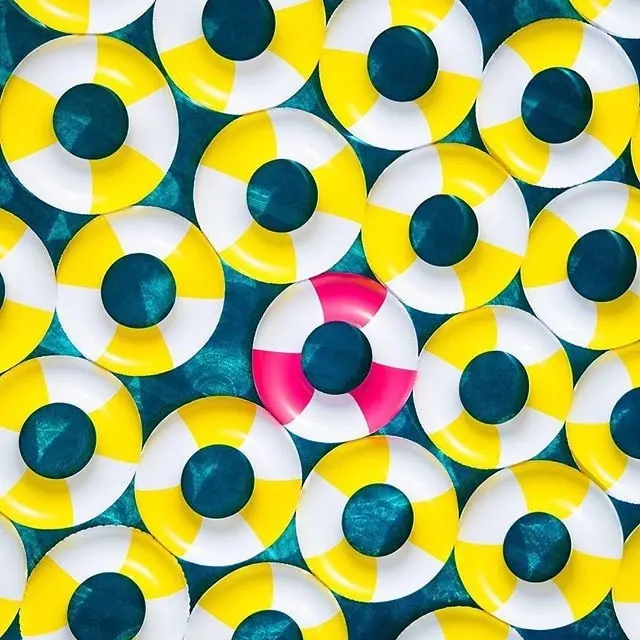 Geometric Circle Pattern, geometric, abstract, vibrant