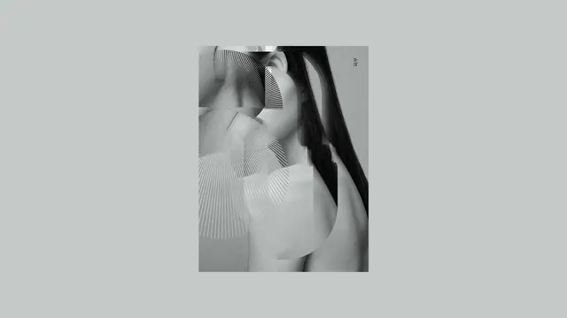 Monochrome Portrait Study, monochrome, minimal, monochrome