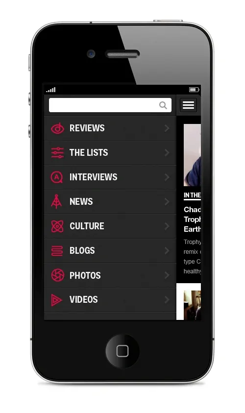 Mobile App Navigation Interface, minimal, corporate-clean, high-contrast