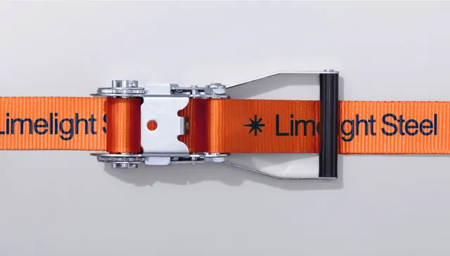 Limelight Branding on Buckle Strap, minimal, corporate-clean, vibrant