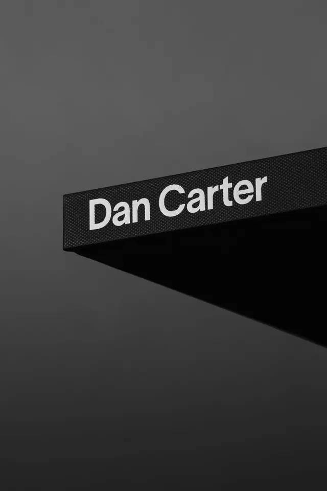 Dan Carter Wordmark, minimal, monochrome, monochrome