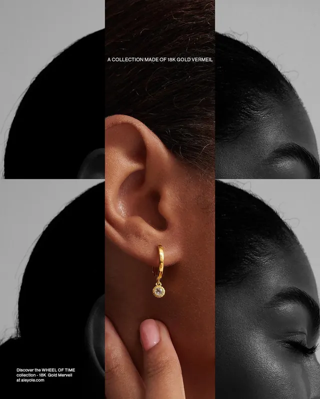Jewelry Editorial Collage, minimal, luxury, dark